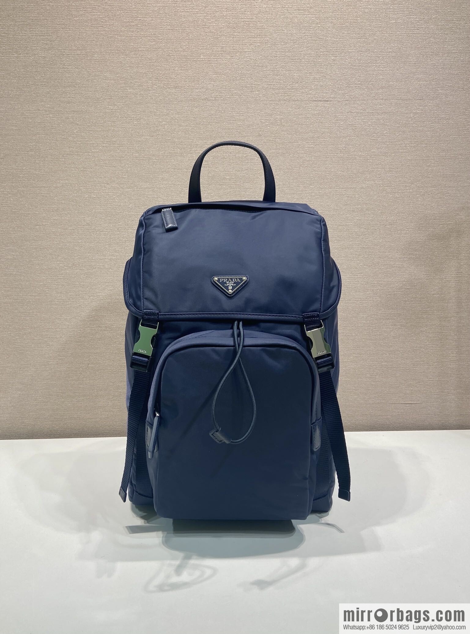PRADA 🎉 Exclusive 🎉 2VZ135 Backpack 🎉🎉 Blue