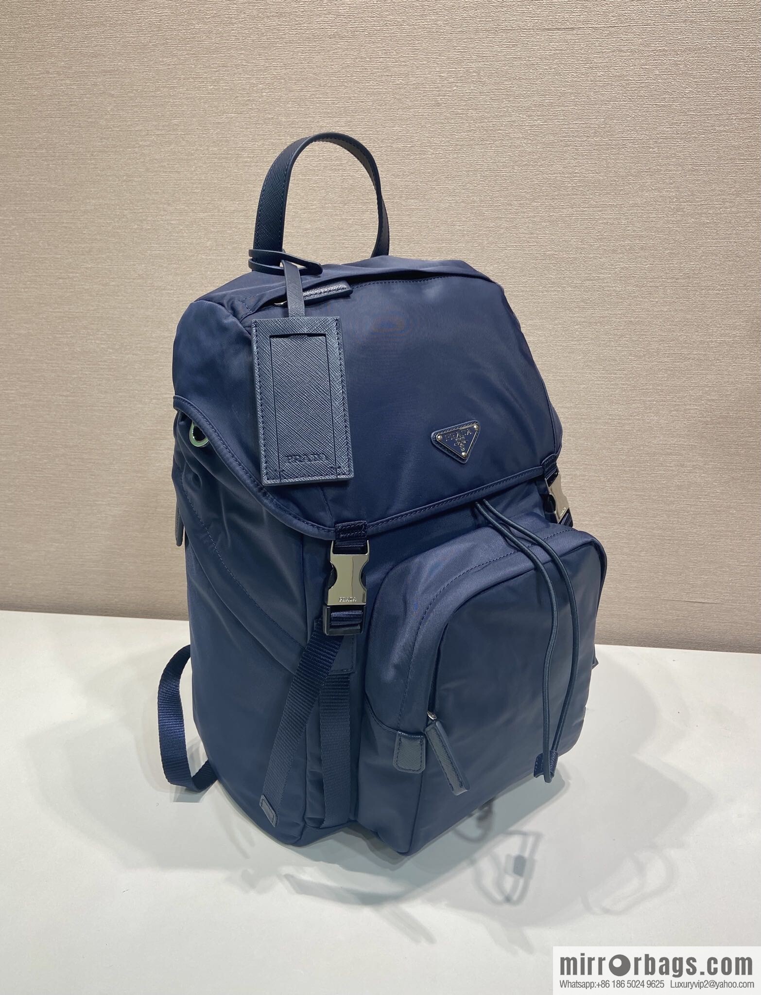 PRADA 🎉 Exclusive 🎉 2VZ135 Backpack 🎉🎉 Blue