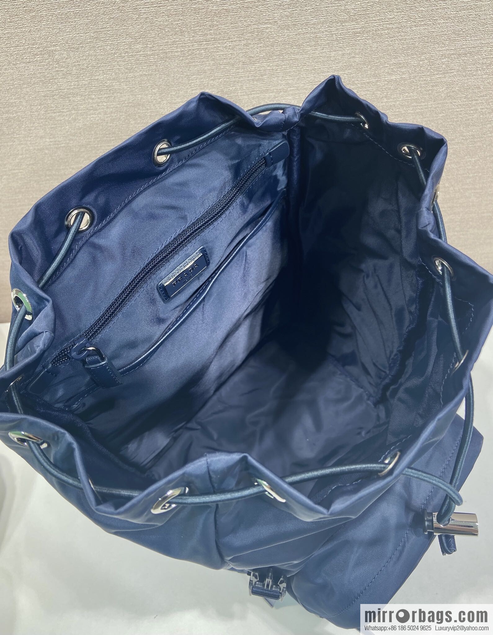 PRADA 🎉 Exclusive 🎉 2VZ135 Backpack 🎉🎉 Blue