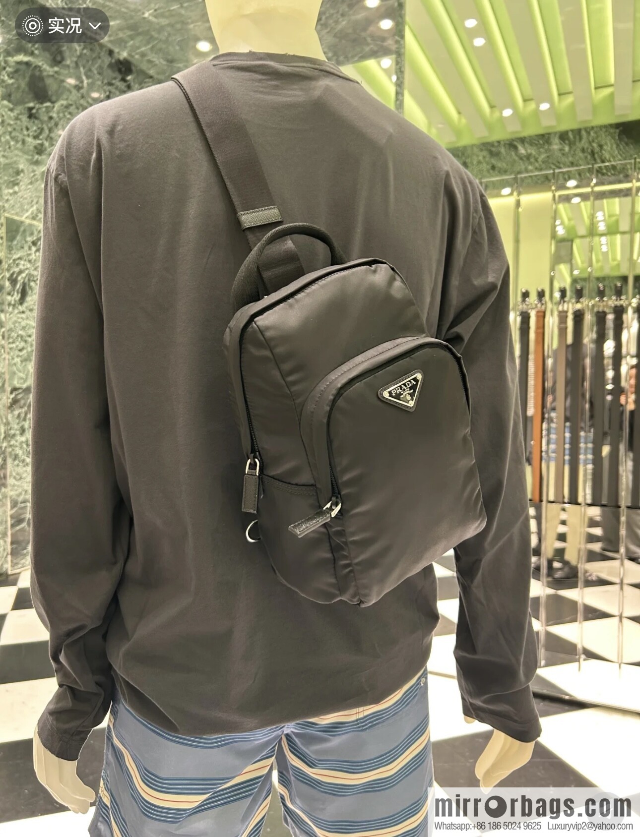 PRADA 🎉 new breast bag 🎉🎉 2VZ116 🎉🎉 black