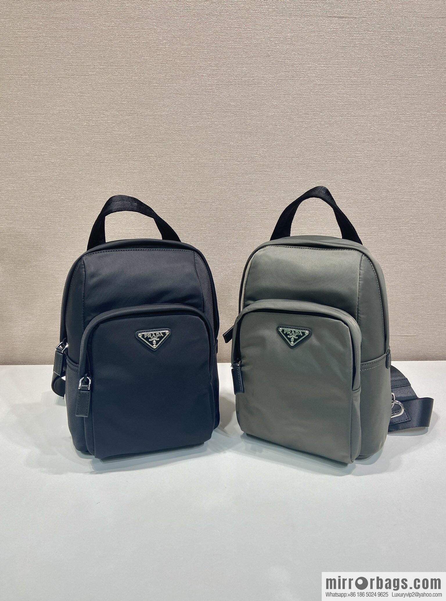 PRADA 🎉 new breast bag 🎉🎉 2VZ116 🎉🎉 grey