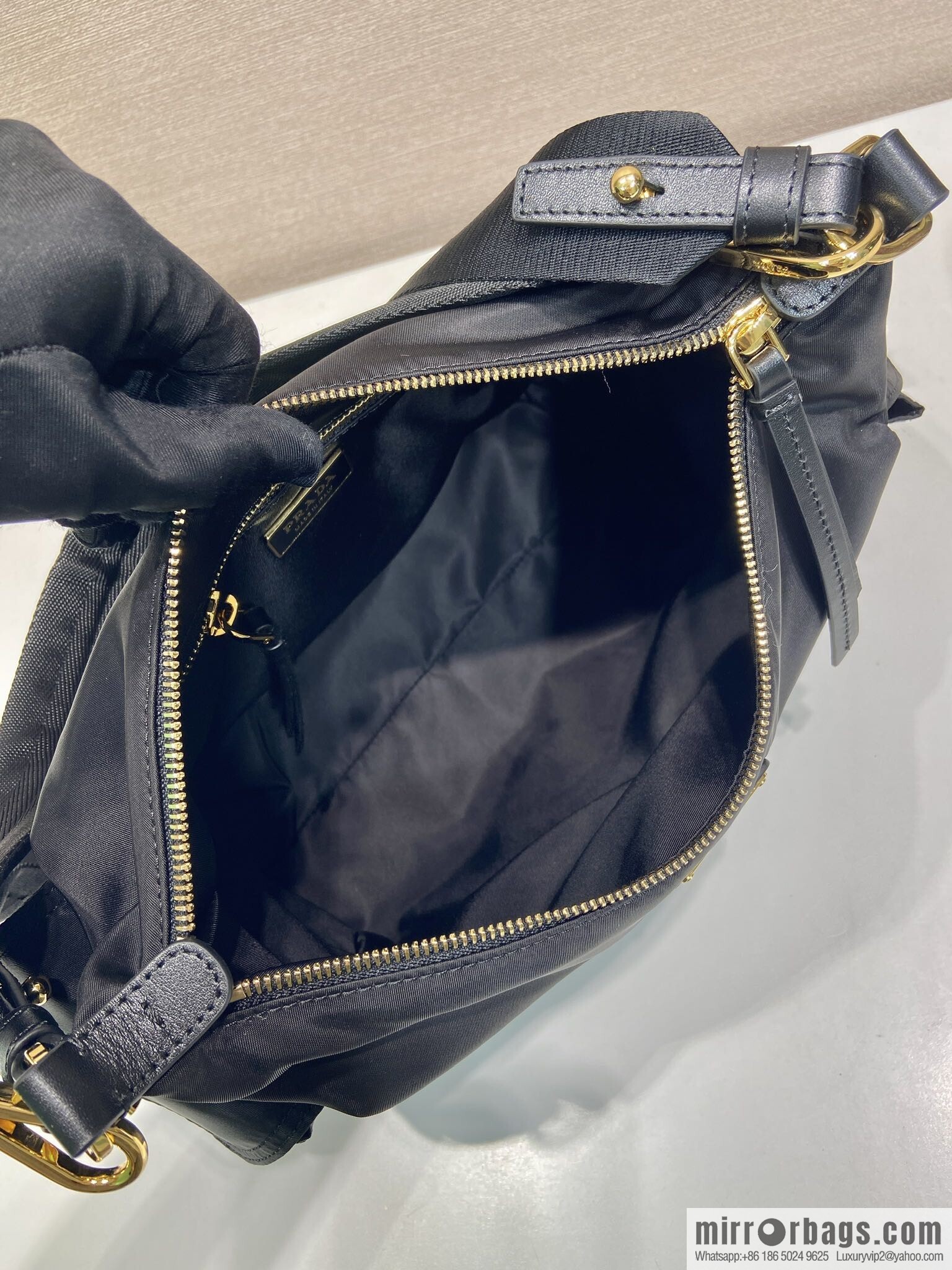 PRADA 🎉 New 🎉 1BC264 Exploration Bag 🎉🎉 Black