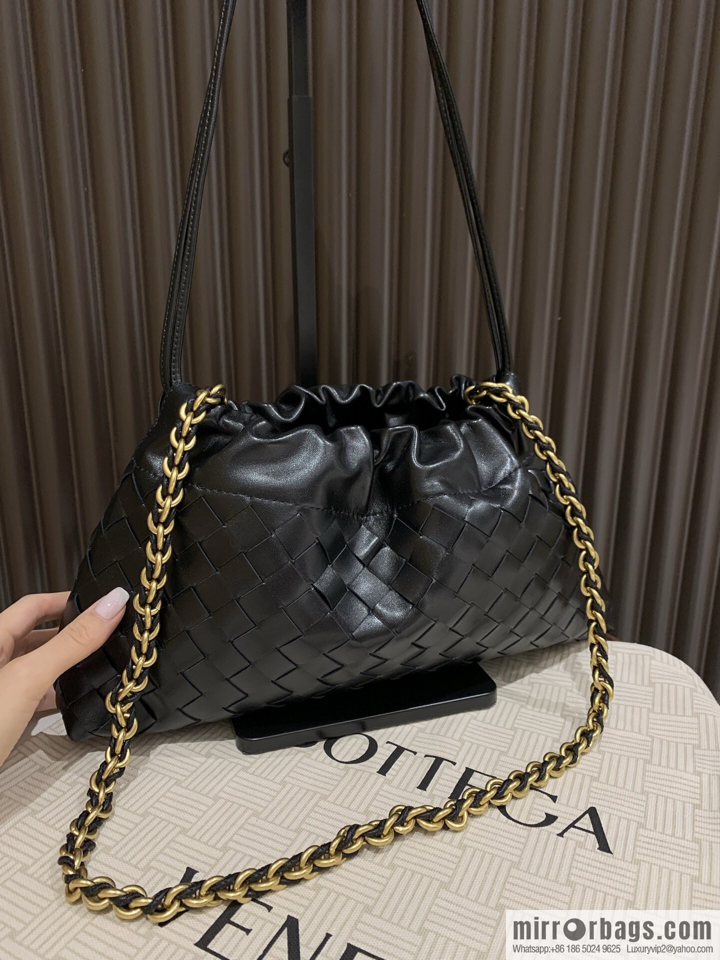 BV Dustbag Notte Clutch 839394 Black