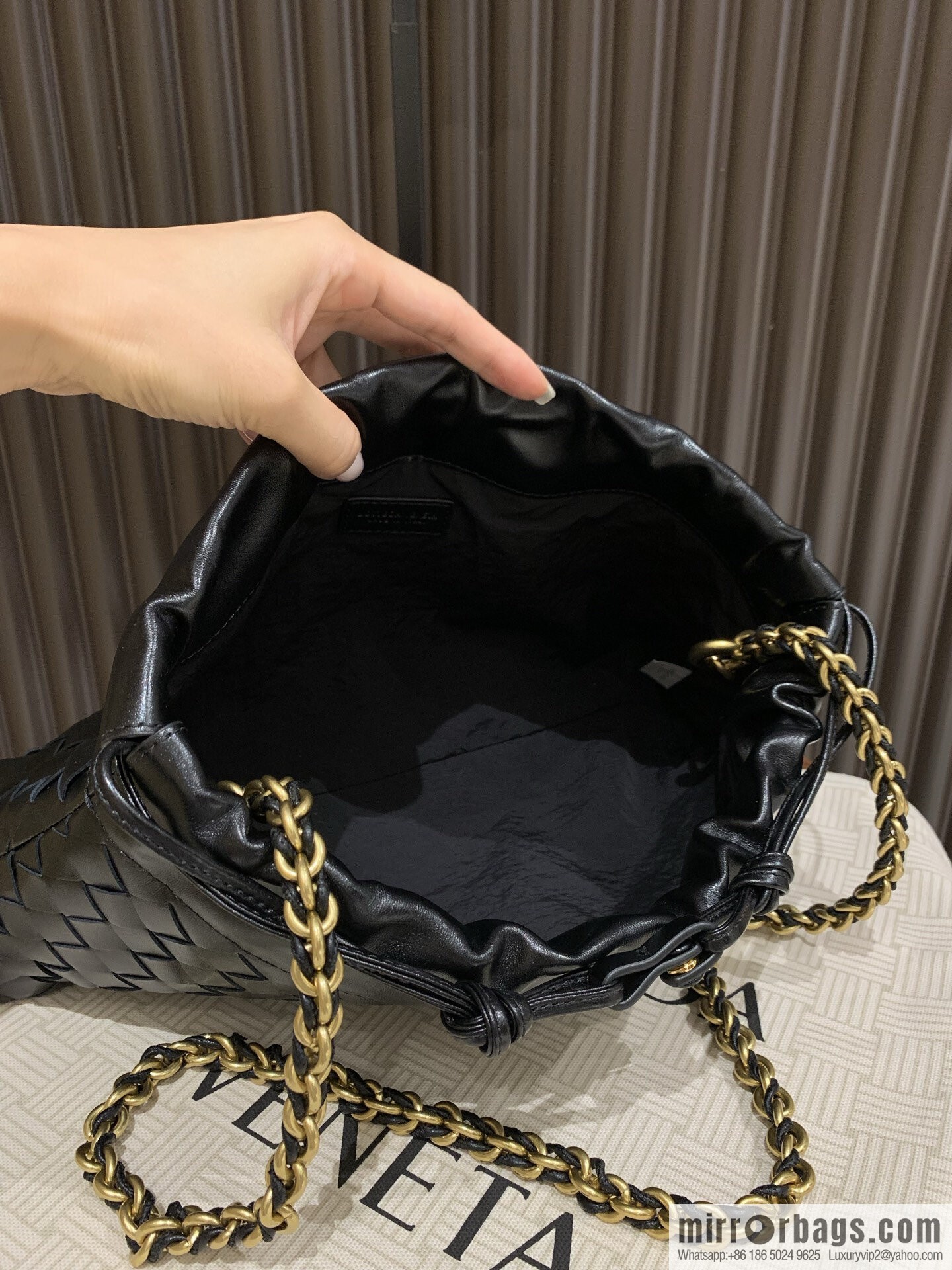 BV Dustbag Notte Clutch 839394 Black