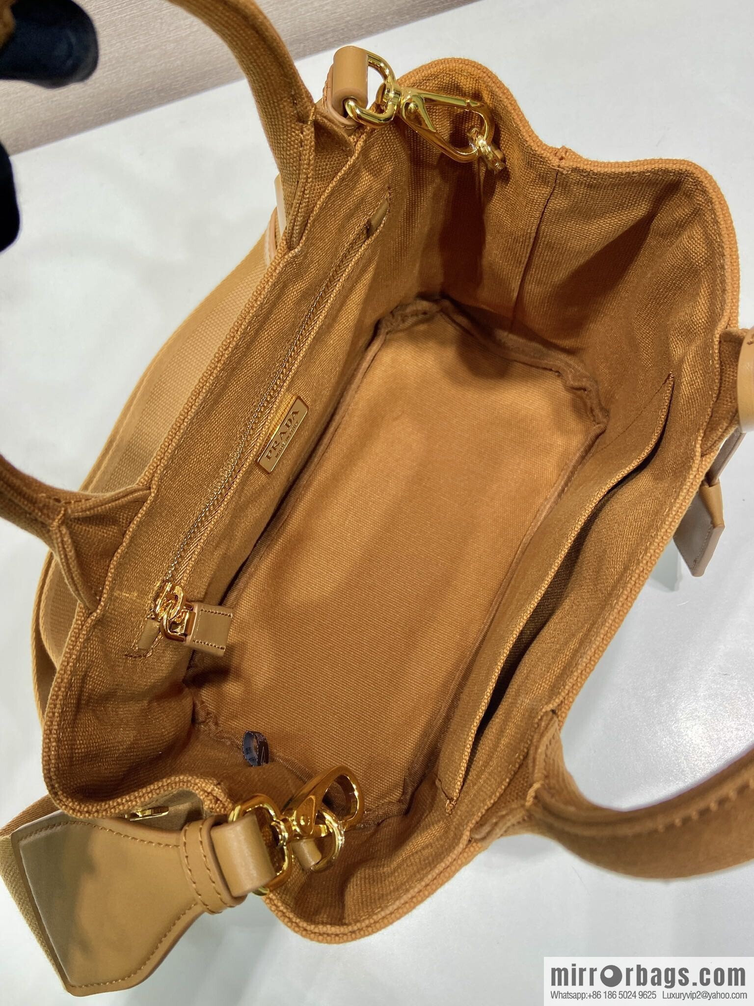 PRADA 🎉 new handbag 🎉 1BA038 mini 🎉🎉 caramel color