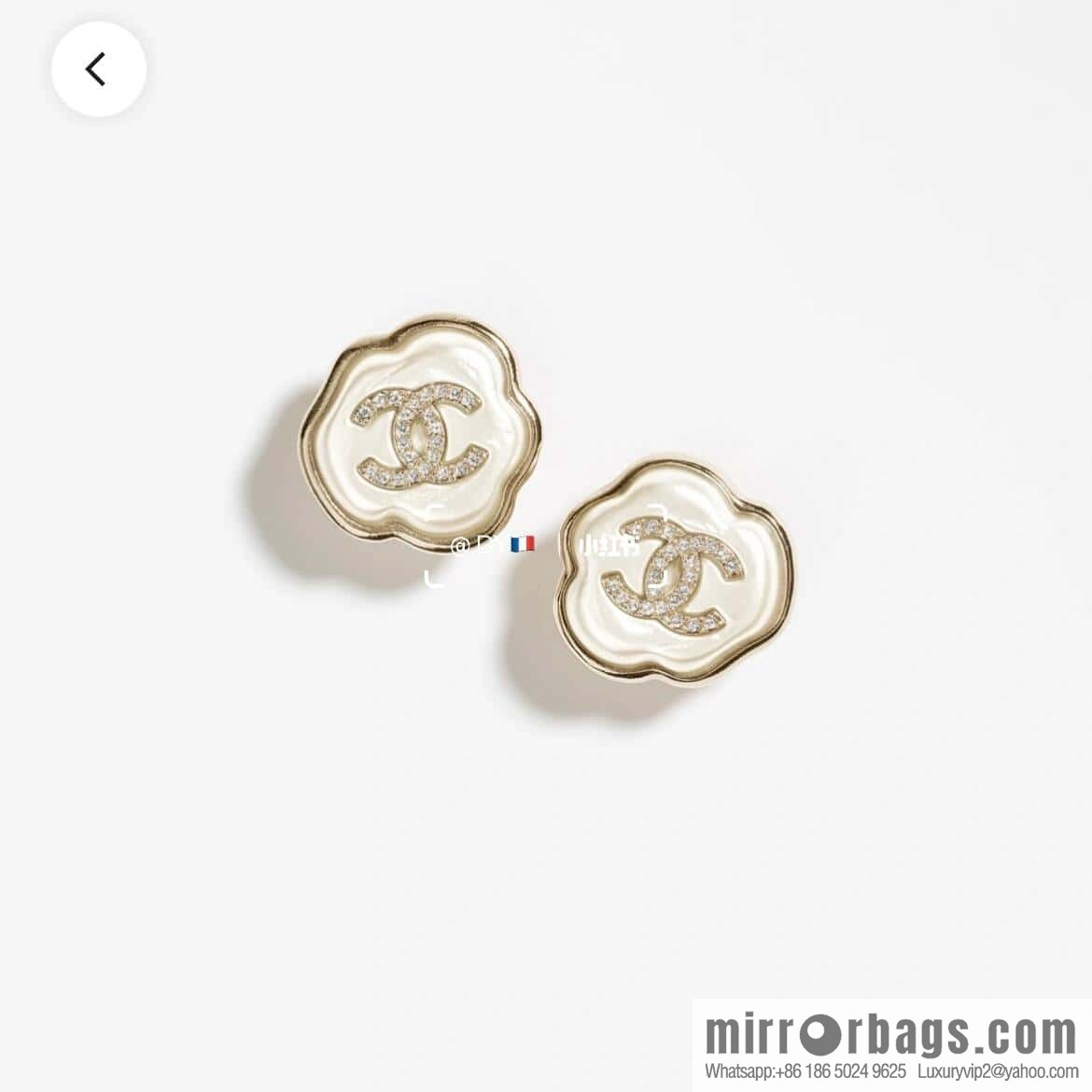 ❗️New ❗️☀️ New ☑️ Chanel cloud double c stud earrings ☀️