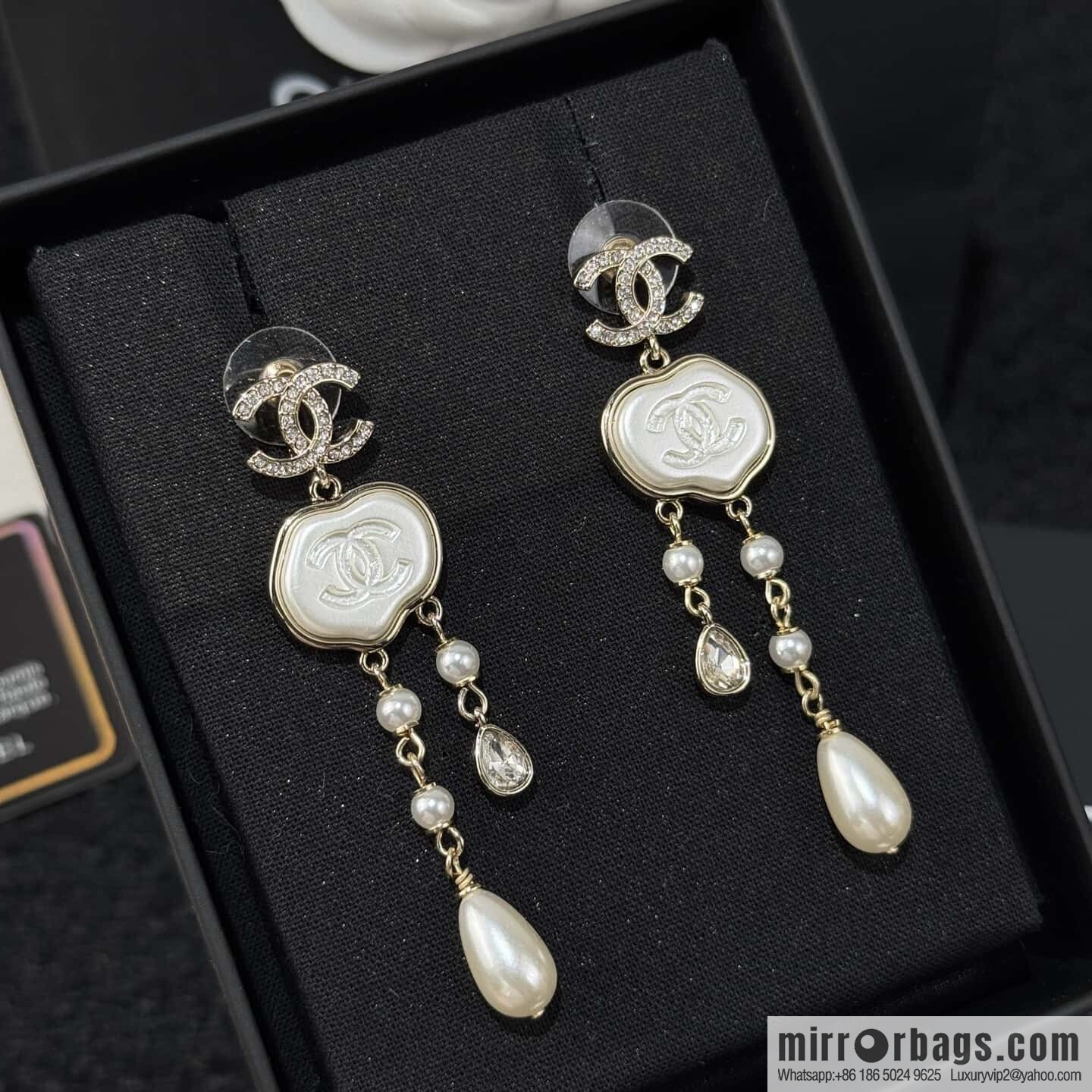 ❗️New ❗️ ☀️ new ☑️ Chanel cloud double c tassel earrings ☀️