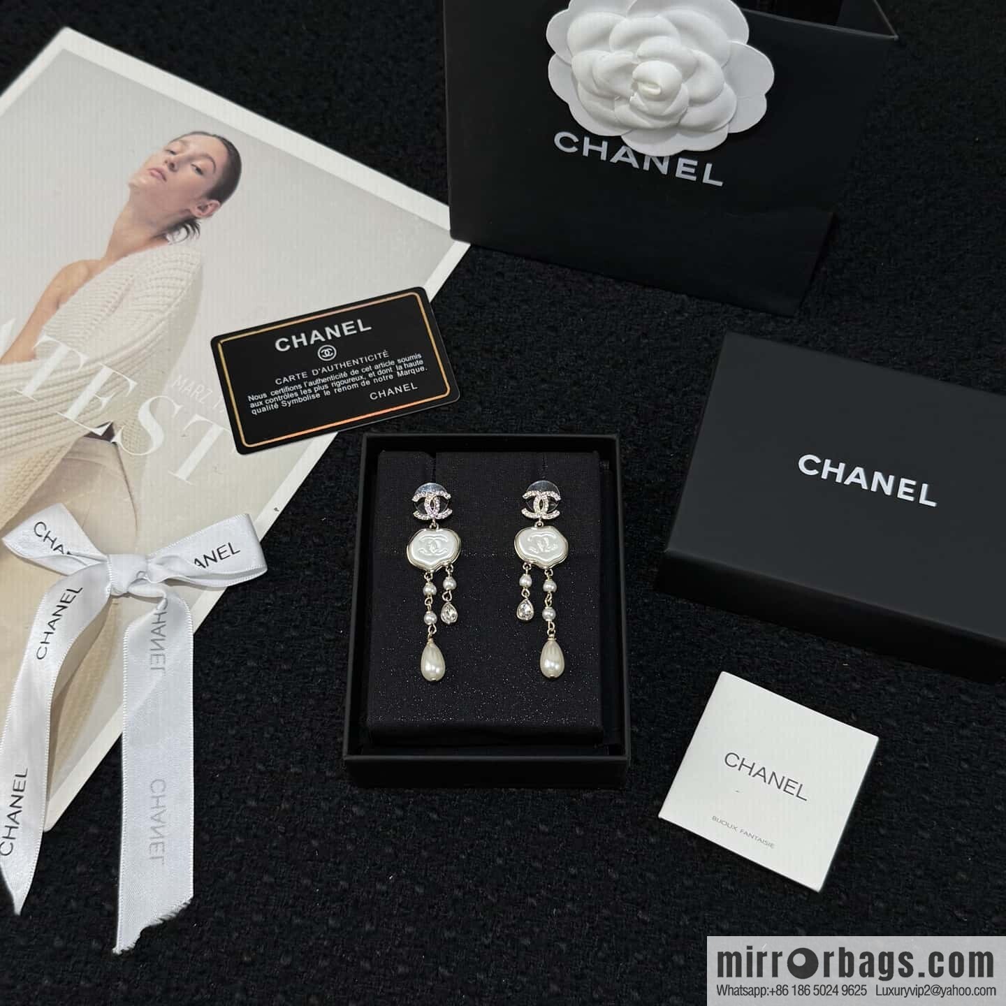 ❗️New ❗️ ☀️ new ☑️ Chanel cloud double c tassel earrings ☀️