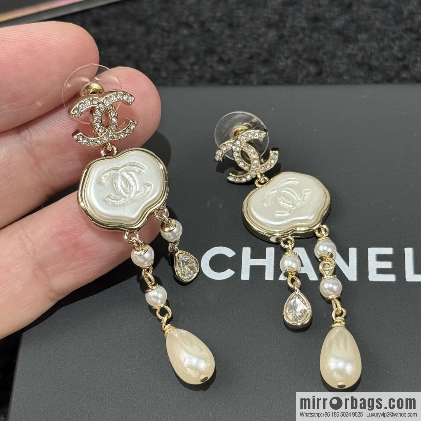 ❗️New ❗️ ☀️ new ☑️ Chanel cloud double c tassel earrings ☀️