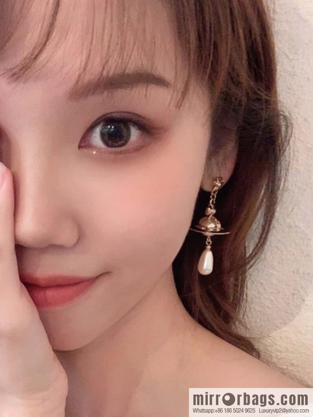 ❗️New ❗️ New ☑️ Vivienne Westwood Queen Mother Saturn earrings