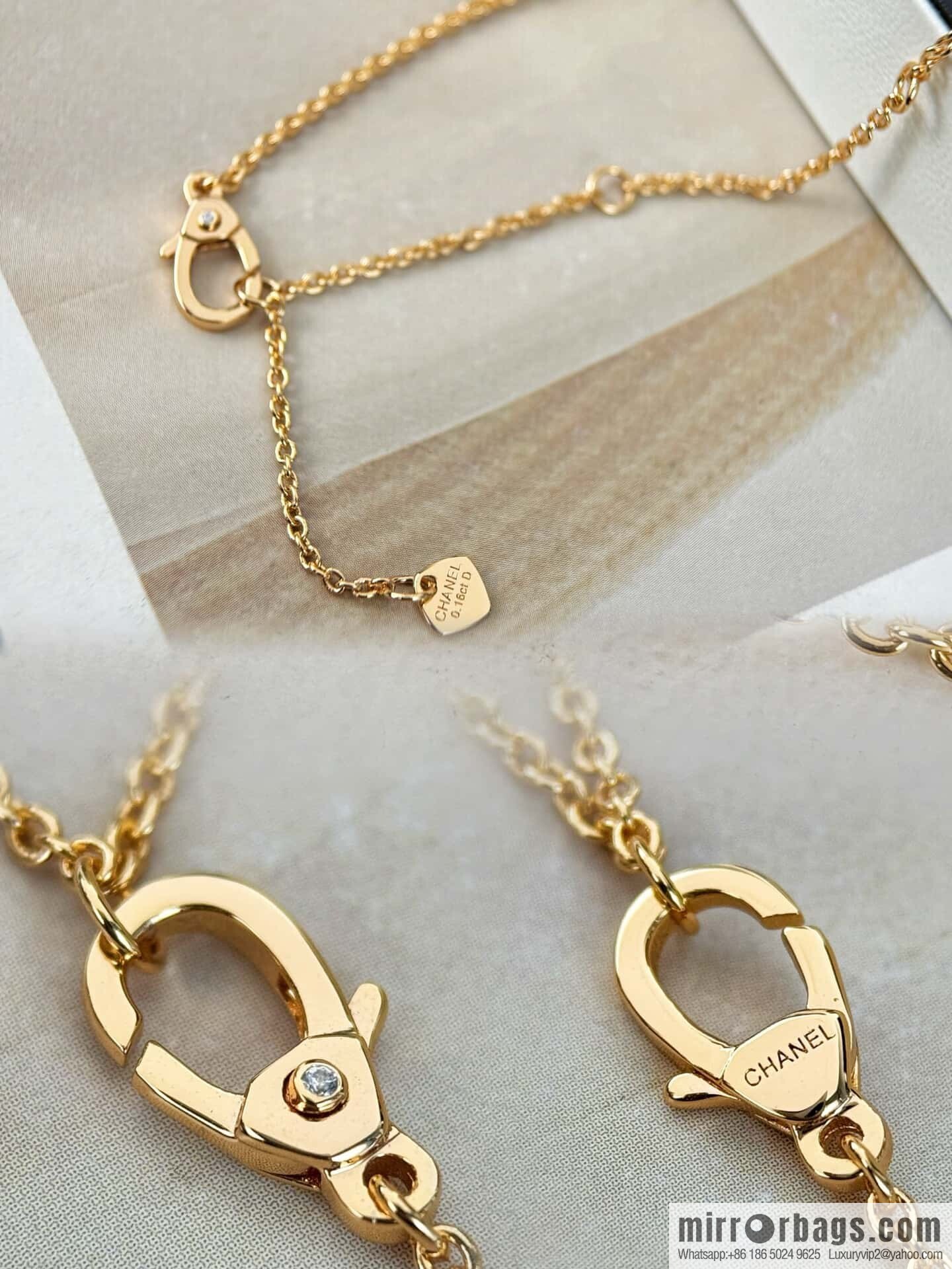 ❗️New ❗️ Chanel coco crush series full diamond full moon necklace