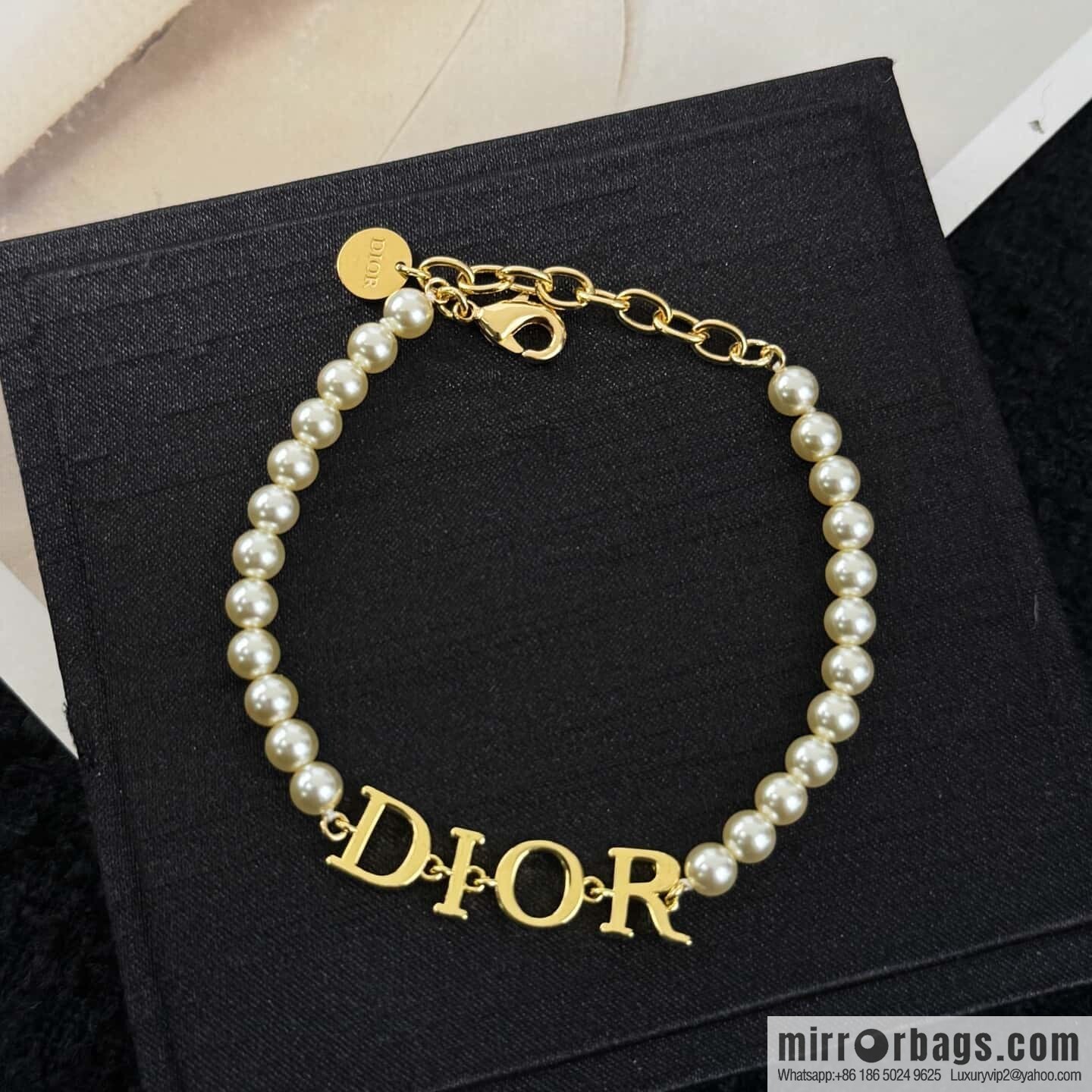 ❗️New ❗️ ☀️☀️ New ☑️ Dior Dior pearl CD necklace earrings bracelet ☀️