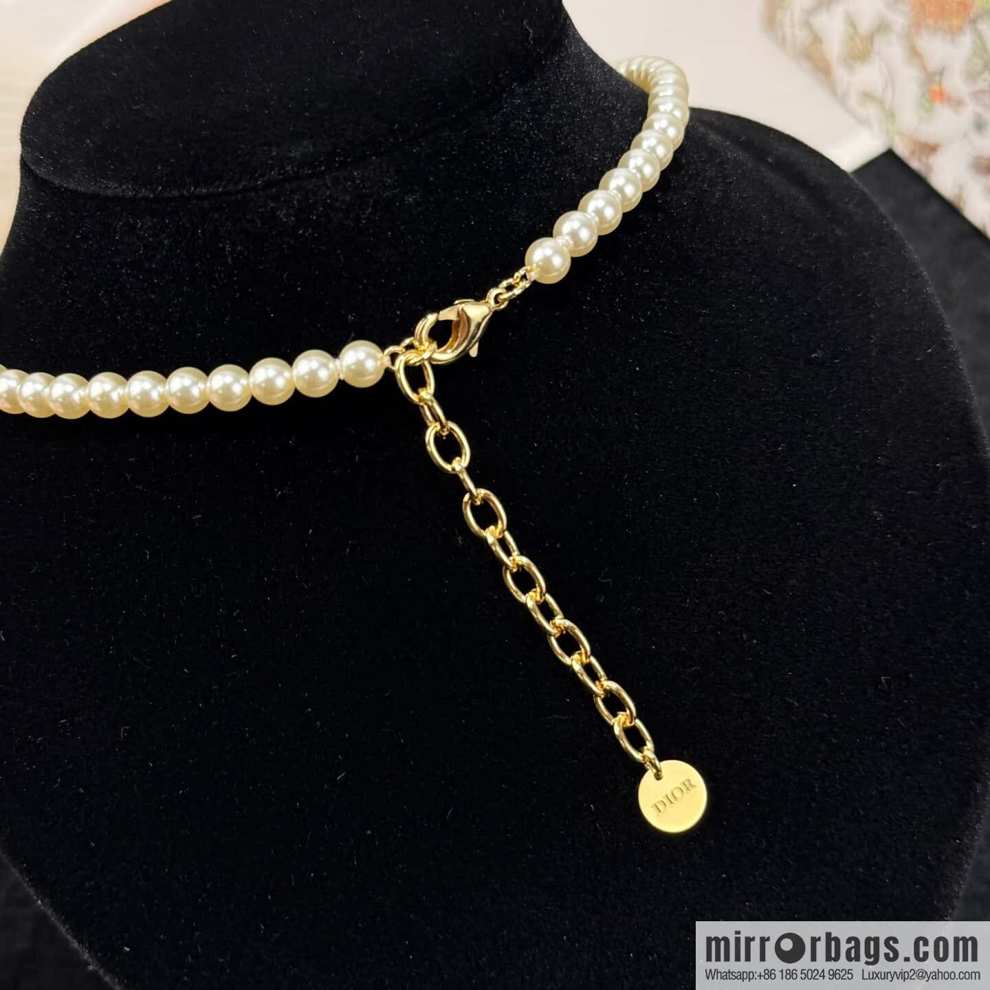 ❗️New ❗️ ☀️☀️ New ☑️ Dior Dior pearl CD necklace earrings bracelet ☀️