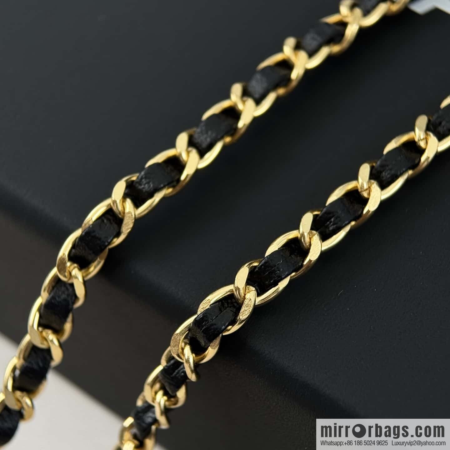 ❗️New ❗️☀️ New ☑️ Chanel double c oval black leather rope necklace ☀️