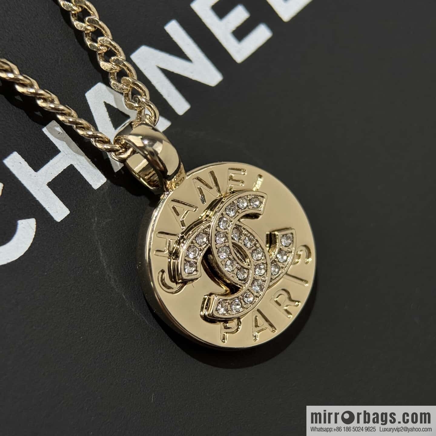 ❗️New ❗️ ☀️ new ☑️ Chanel double c button necklace stud earrings ☀️