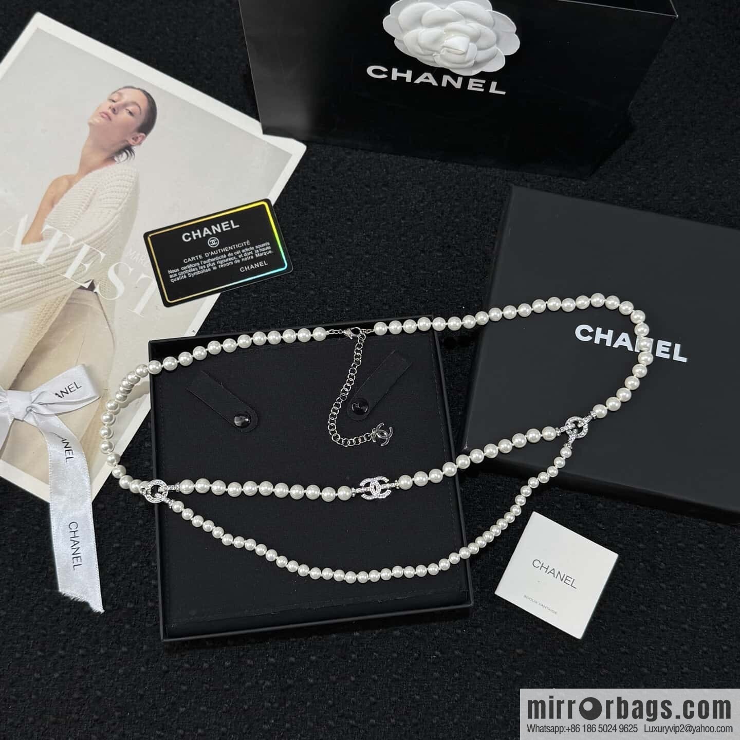❗️New ❗️☀️ New ☑️ Chanel double c pearl waist belt waist chain ☀️