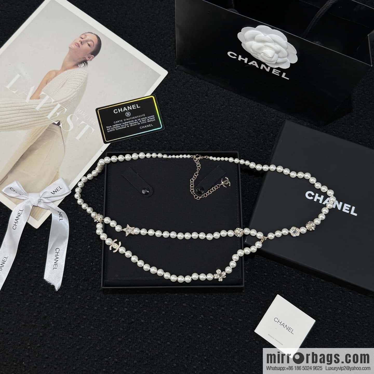 ❗️New ❗️☀️ New ☑️ Chanel double c pearl waist belt waist chain ☀️