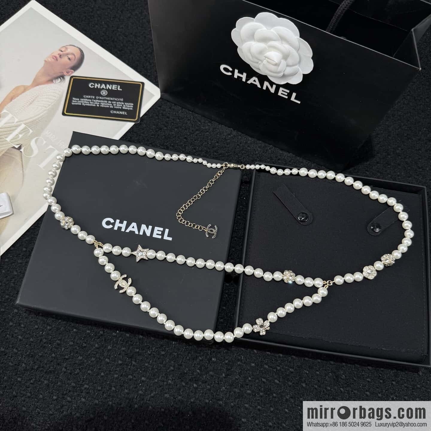 ❗️New ❗️☀️ New ☑️ Chanel double c pearl waist belt waist chain ☀️