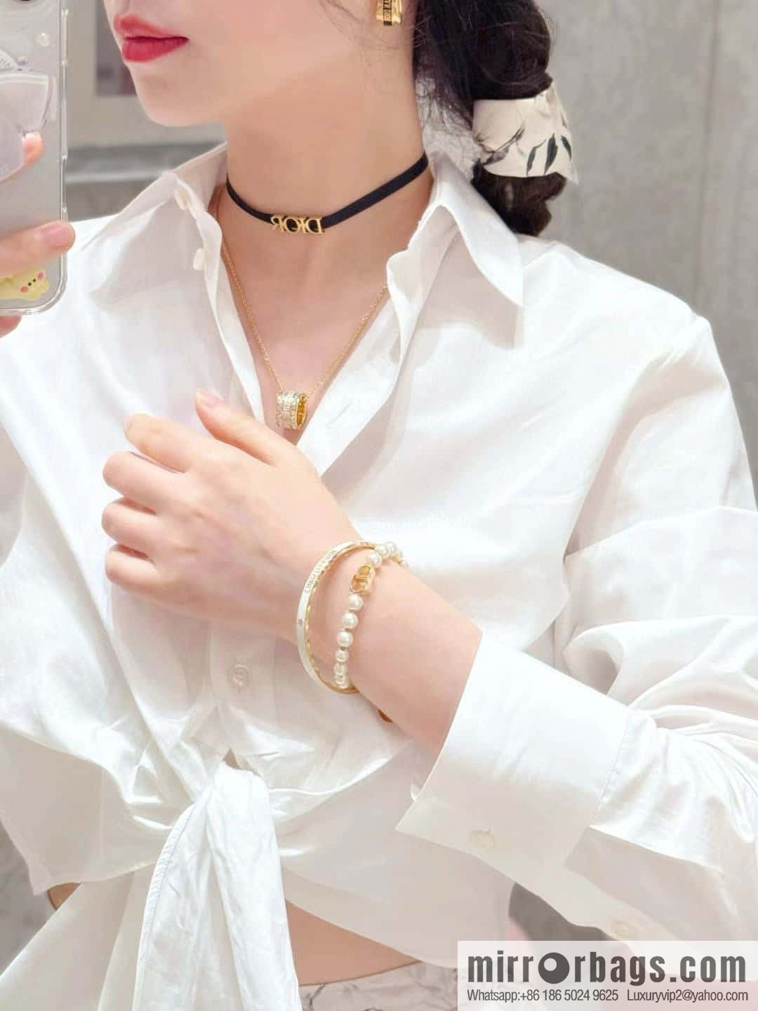 ❗️New ❗️ ☀️ New ☑️ Dior Dior black rope necklace ☀️