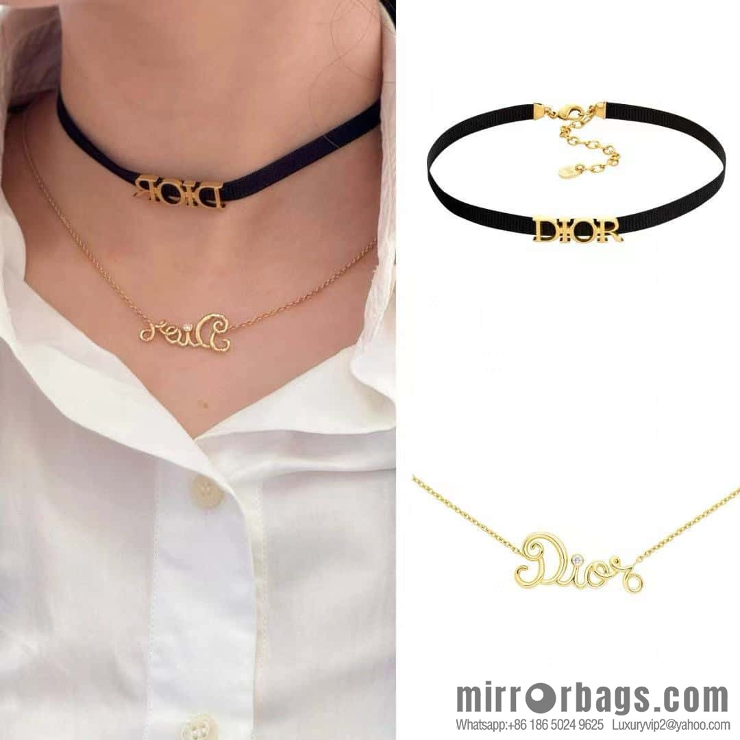 ❗️New ❗️ ☀️ New ☑️ Dior Dior black rope necklace ☀️