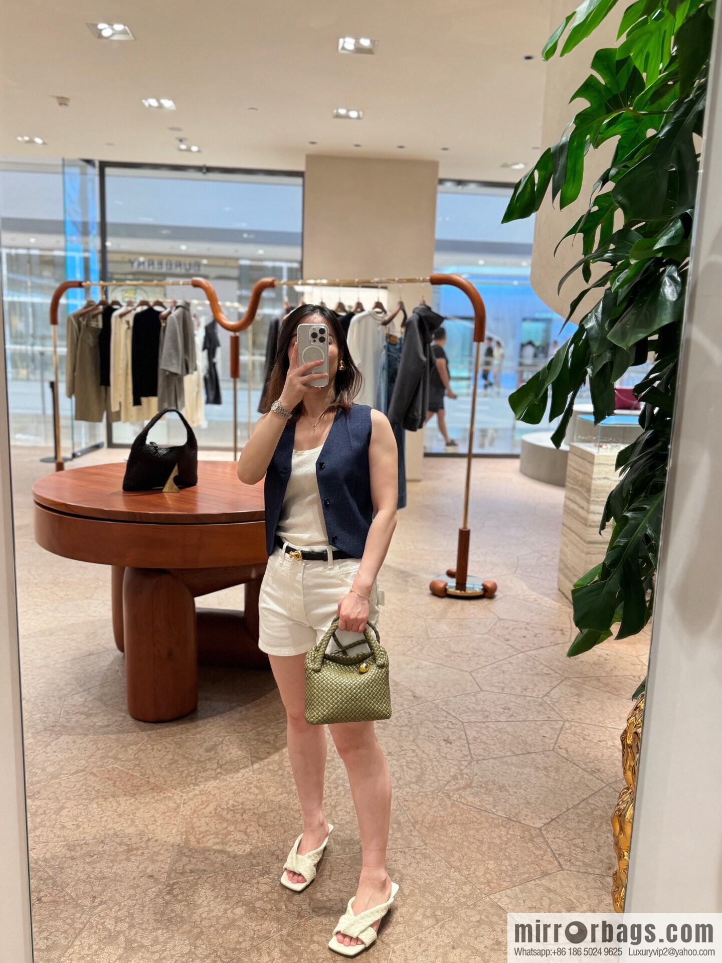 BV S Tosca crossbody bag 776755 Seaweed green