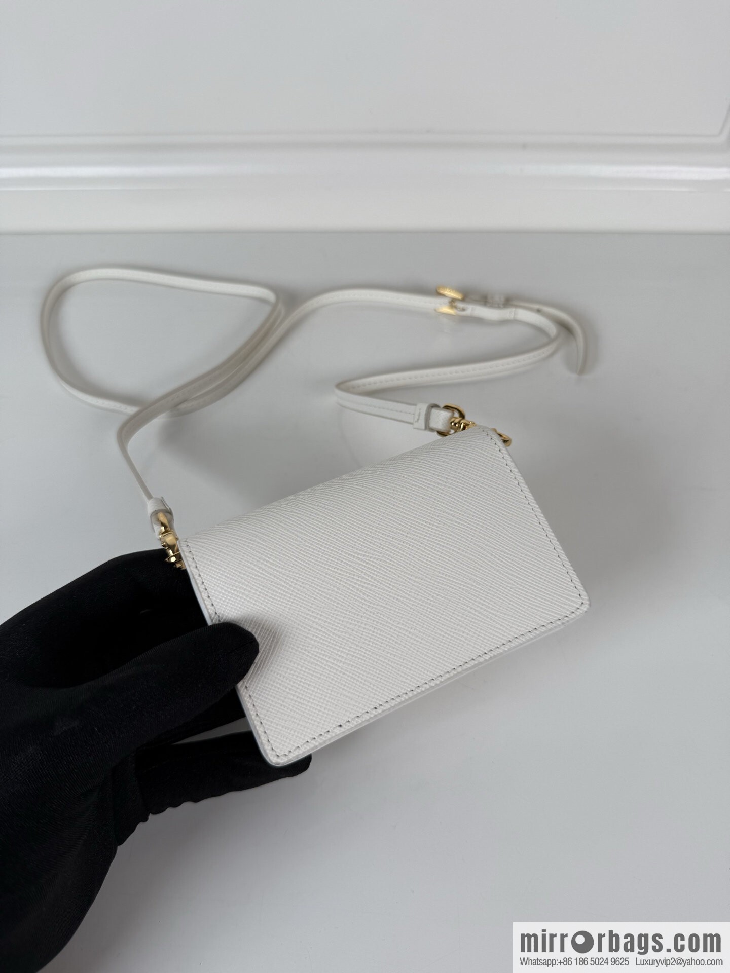 P ➡️ Ladies Multifunctional Mini Backpack, Model 1MR033 White