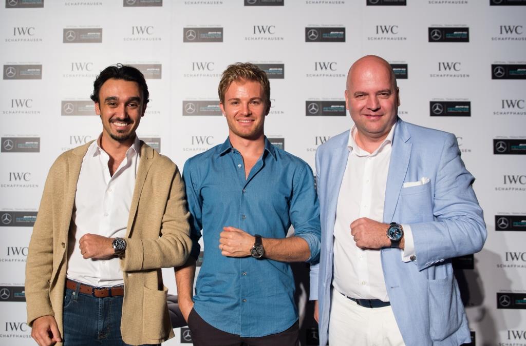 Formula 1 Driver Nico Rosberg Talks Sports with IWC Schaffhausen