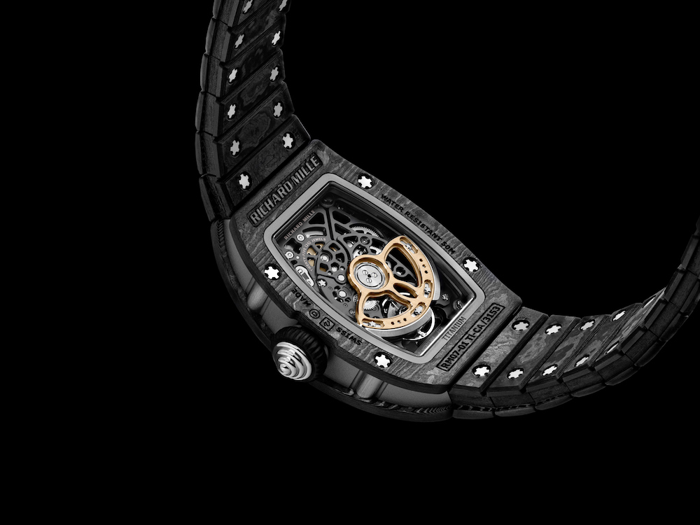 Richard Mille’s Launches Ultralight Carbon TPT Bracelet