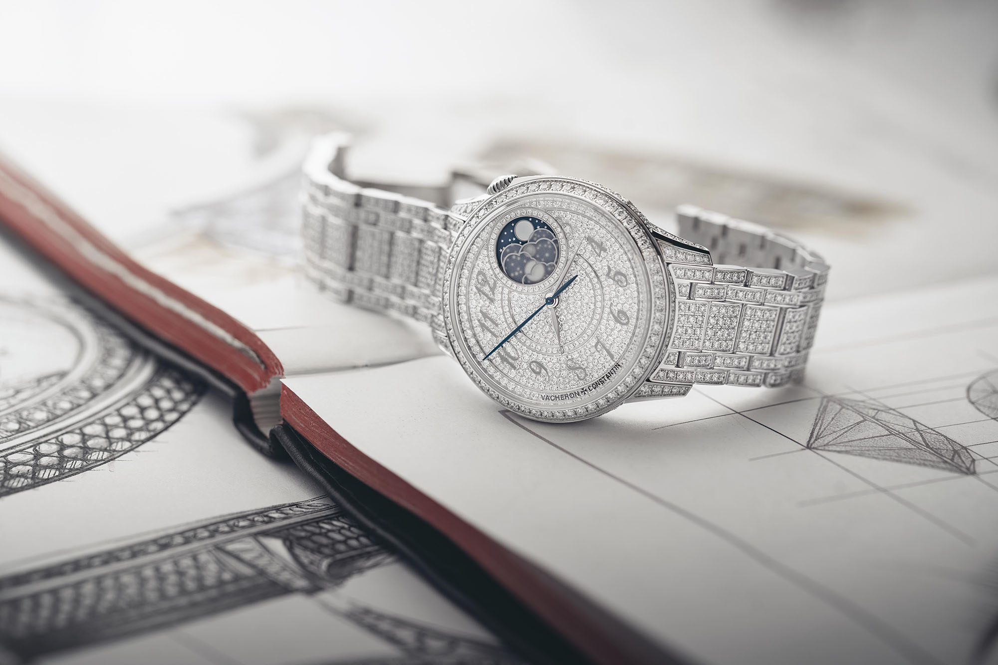 Dazzling Diamonds Dominate The New Vacheron Constantin Égérie Moon Phase Jewellery