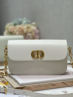 DIOR 30 MONTAIGNE AVENUE BAG LATTE BOX CALFSKIN - DOB104