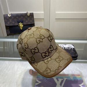 GUCCI JUMBO GG CANVAS BASEBALL HAT - GH131