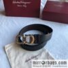 Ferragamo Gancini Buckle Men\'s 3.5cm Belt