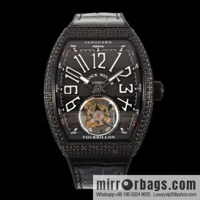 Frank Muller V45 Vanguard Tourbillon Series Original Complex Franck Muller Tourbillon Movement Watch
