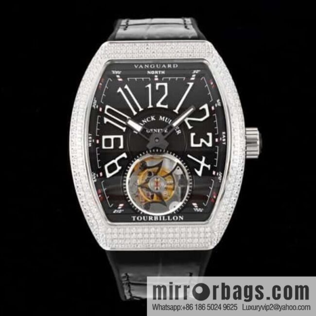 Frank Muller V45 Vanguard Tourbillon Series Original Complex Franck Muller Tourbillon Movement Watch
