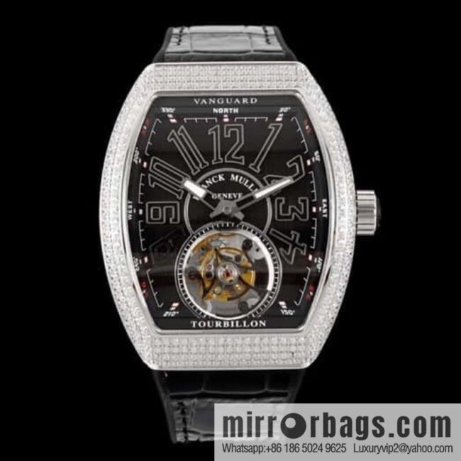 Frank Muller V45 Vanguard Tourbillon Series Original Complex Franck Muller Tourbillon Movement Watch