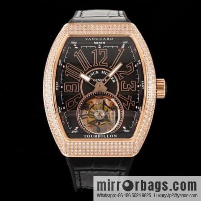 Frank Muller V45 Vanguard Tourbillon Series Original Complex Franck Muller Tourbillon Movement Watch