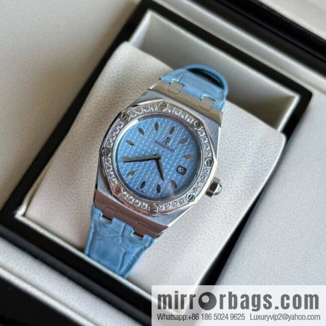 Alligator Leather RF Factory, Audemars Piguet Royal Oak Series Model 67601 Quartz Watch