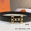 Hermes, stainless steel with Austrian crystal diamonds and resin 35mm belt
