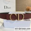 Dior, first layer cowhide belt, body double-sided CD belt