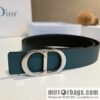 Dior, first layer cowhide belt, body double-sided CD belt