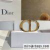 Dior, first layer cowhide belt, body double-sided CD belt