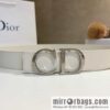 Dior, first layer cowhide belt, body double-sided CD belt