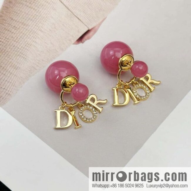 New ☑️ Dior tassel size pearl stud earrings