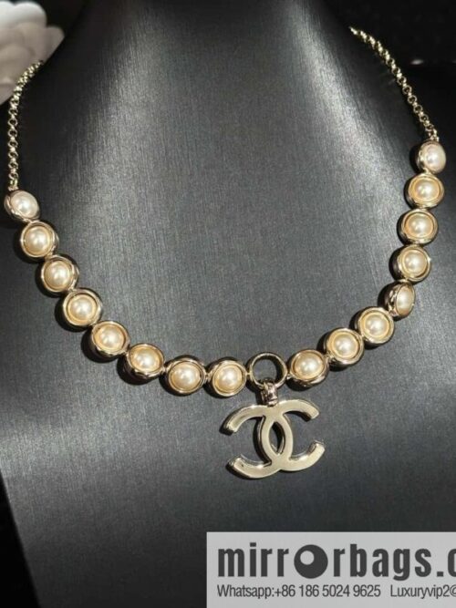 IMG_2878-800x800452hlafihjp72358_20250630153006.jpg ❗️New ❗️ Chanel necklace ☀️ new ☑️ Chanel double c pearl necklace ☀️