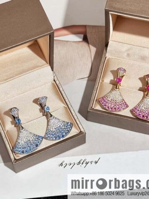 IMG_2970-800x800zeywck5m1bg72336_20250630152922.jpg ❗️New ❗️ ☀ BVLGARI DIVAS\'DREAM gradual change powder gradual change blue diamond fan earrings earrings ☀️