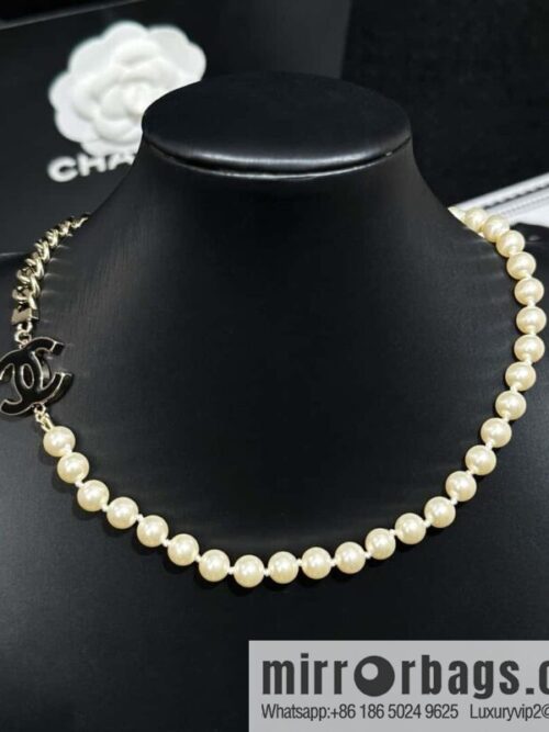IMG_3025-800x800fosxzyk02fx72261_20250630152644.jpg ❗️New ❗️ Chanel necklace ☀️ new ☑️ Chanel double c pearl necklace ☀️