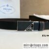 PRADA/PRADA, with pulley-style metal buckle men\'s 3.5cm belt