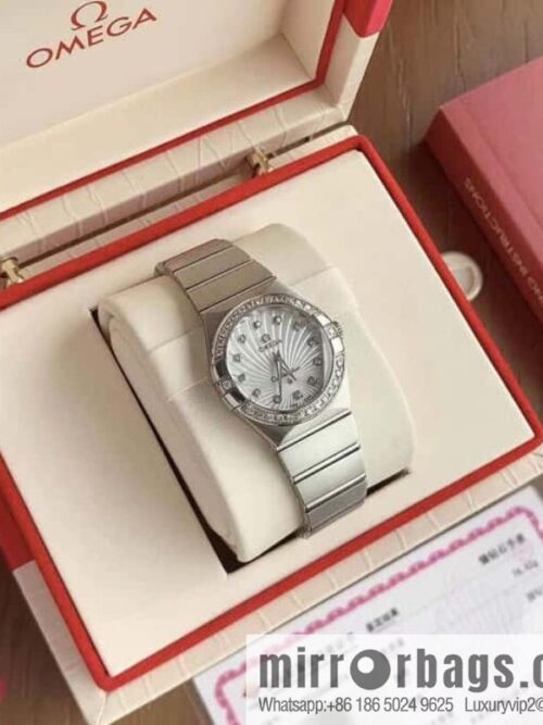 IMG_4286-800x800kegrm0gigzn78812_20250630193150.jpg Omega/OMEGA Model 123.15.27.60 Constellation Four Generations Eternal Classic Real Diamond Cla1376 Quartz Movement Watch