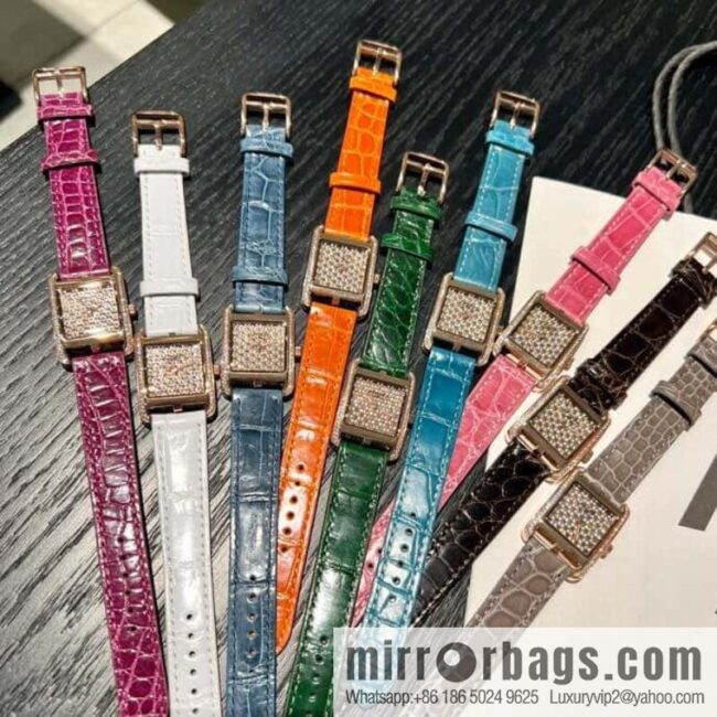 Hermès \"HEURE H\" series, the most classic H-shaped case size 23MM Swiss imported quartz movement watch