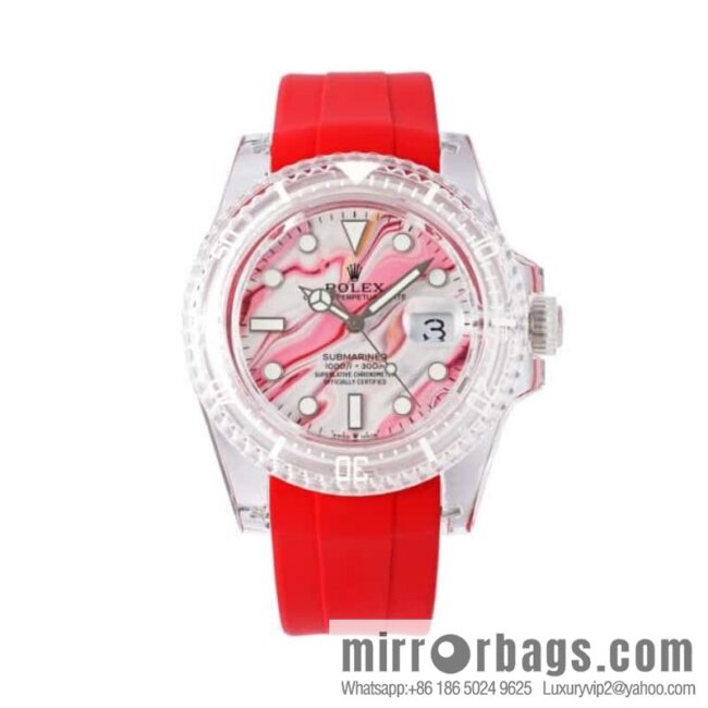 55G. Factory Rolex\'s Phantomlab Modified Masterpiece Imported Crystal Original Model 3135 Movement Watch